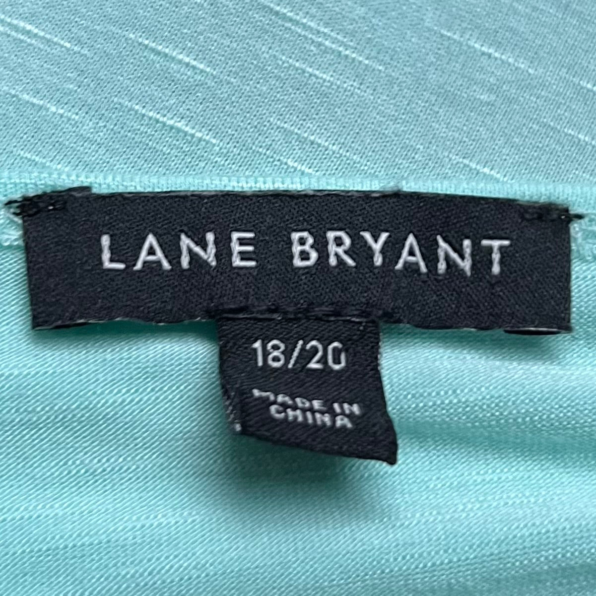 Top Sleeveless By Lane Bryant In Blue, Size: 1x