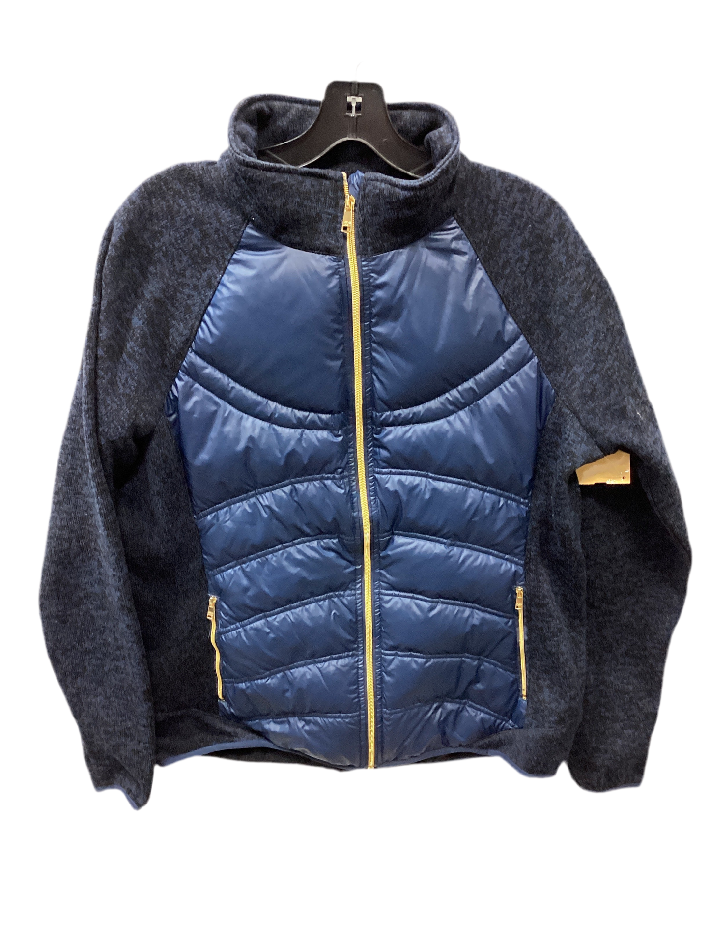 Jacket Puffer & Quilted By London Fog In Blue, Size:L