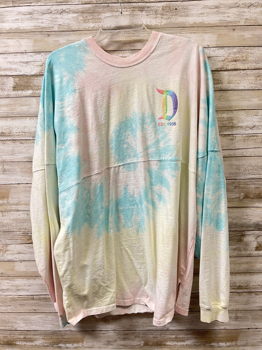 Top Ls By Disney Store In Tie Dye Print, Size:Xxl
