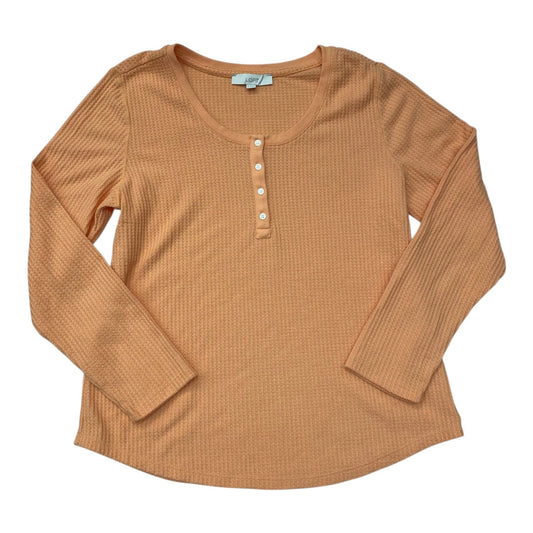 Top Ls By Loft In Orange, Size:Xl
