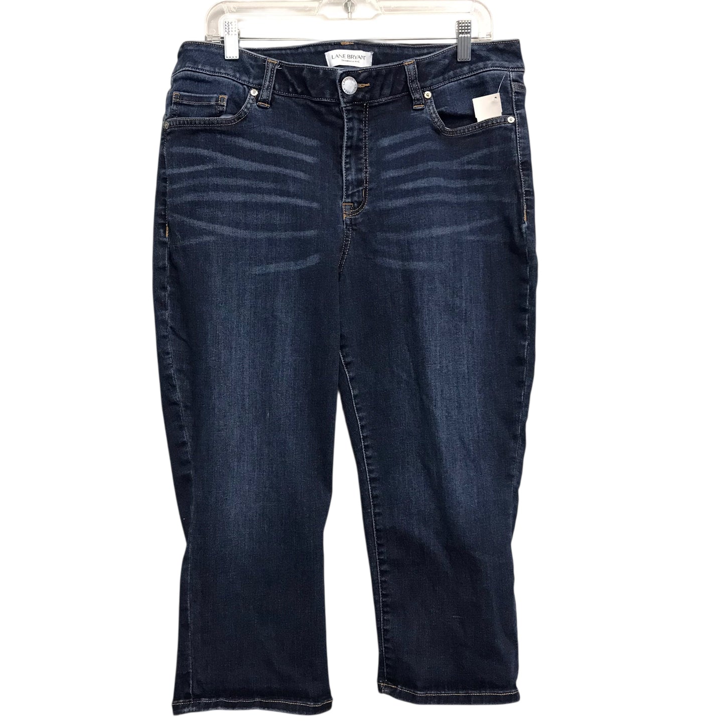 Jeans Skinny Capris By Lane Bryant In Blue Denim, Size:16