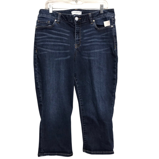 Jeans Skinny Capris By Lane Bryant In Blue Denim, Size:16