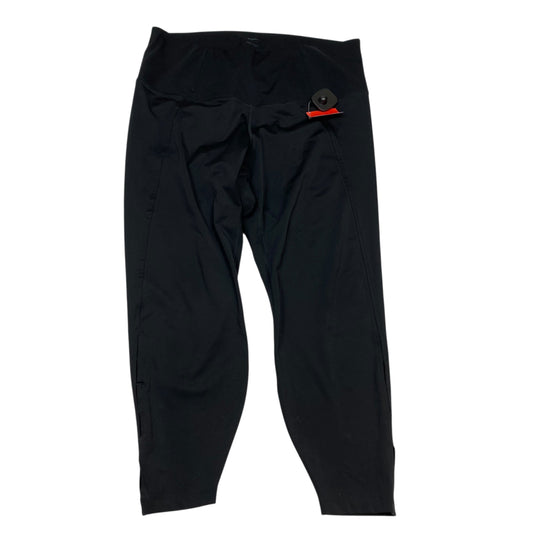 Athletic Leggings By Nike In Black, Size:1X