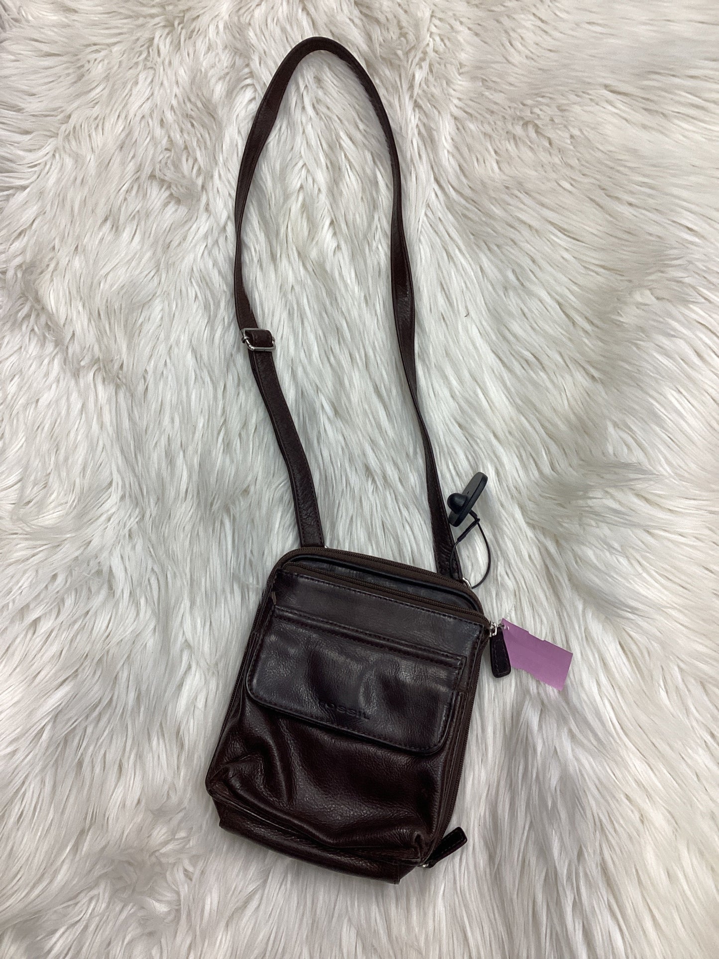 Crossbody By Fossil In Brown, Size:Small