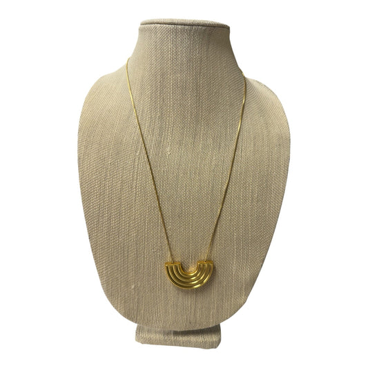 Necklace Pendant By Madewell In Gold