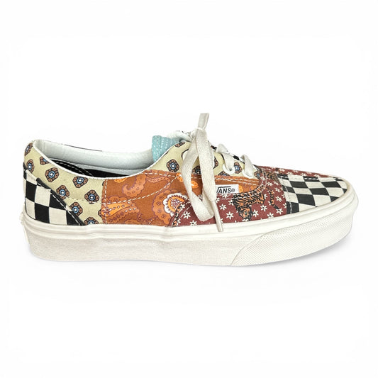 Shoes Sneakers By Vans In Blue & Brown, Size: 5.5