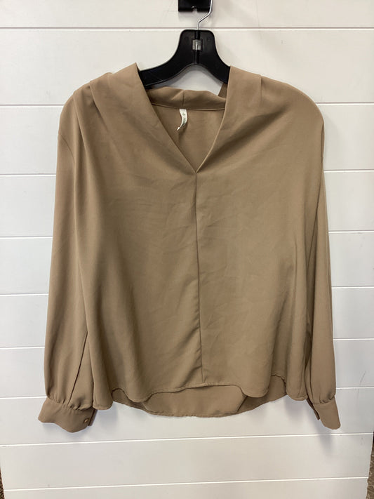Top Ls By Halara In Tan, Size:M