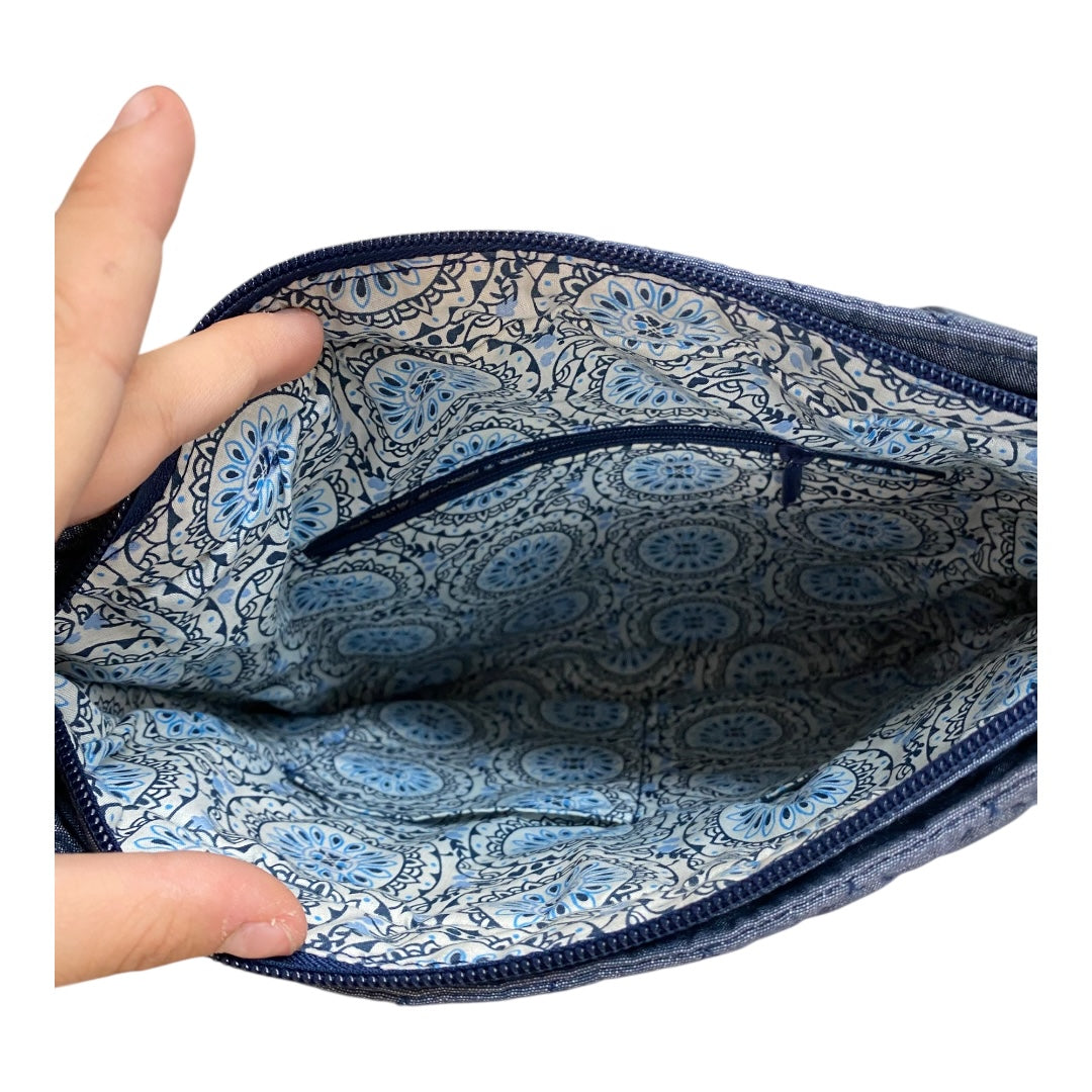 Handbag By Vera Bradley In Blue Denim, Size:Medium