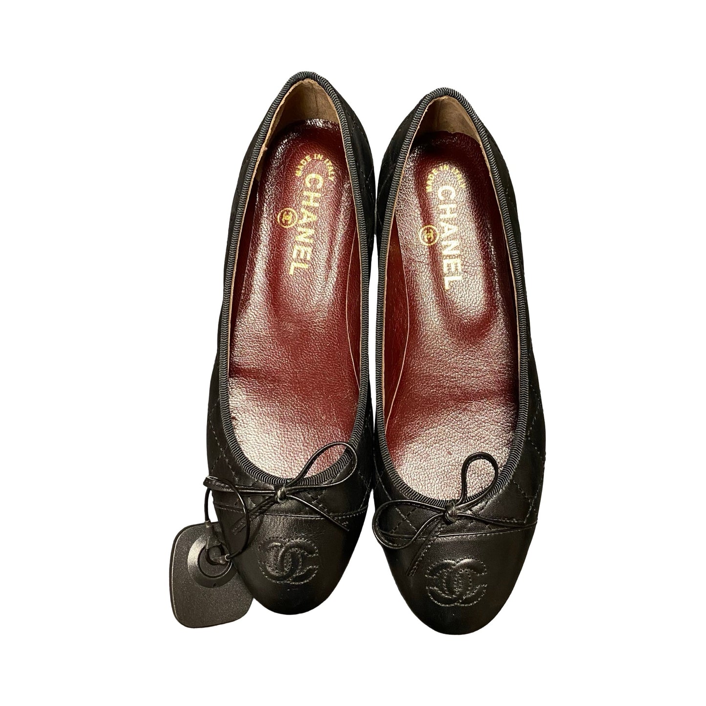 Shoes Luxury Designer By Chanel In Black, Size:7.5