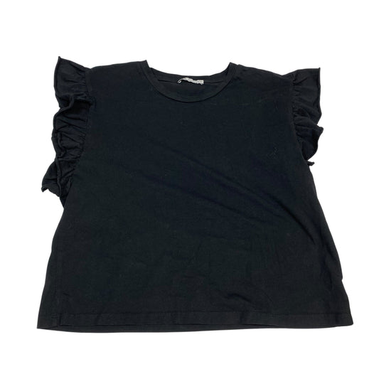Top Sleeveless By Zara In Black, Size:S