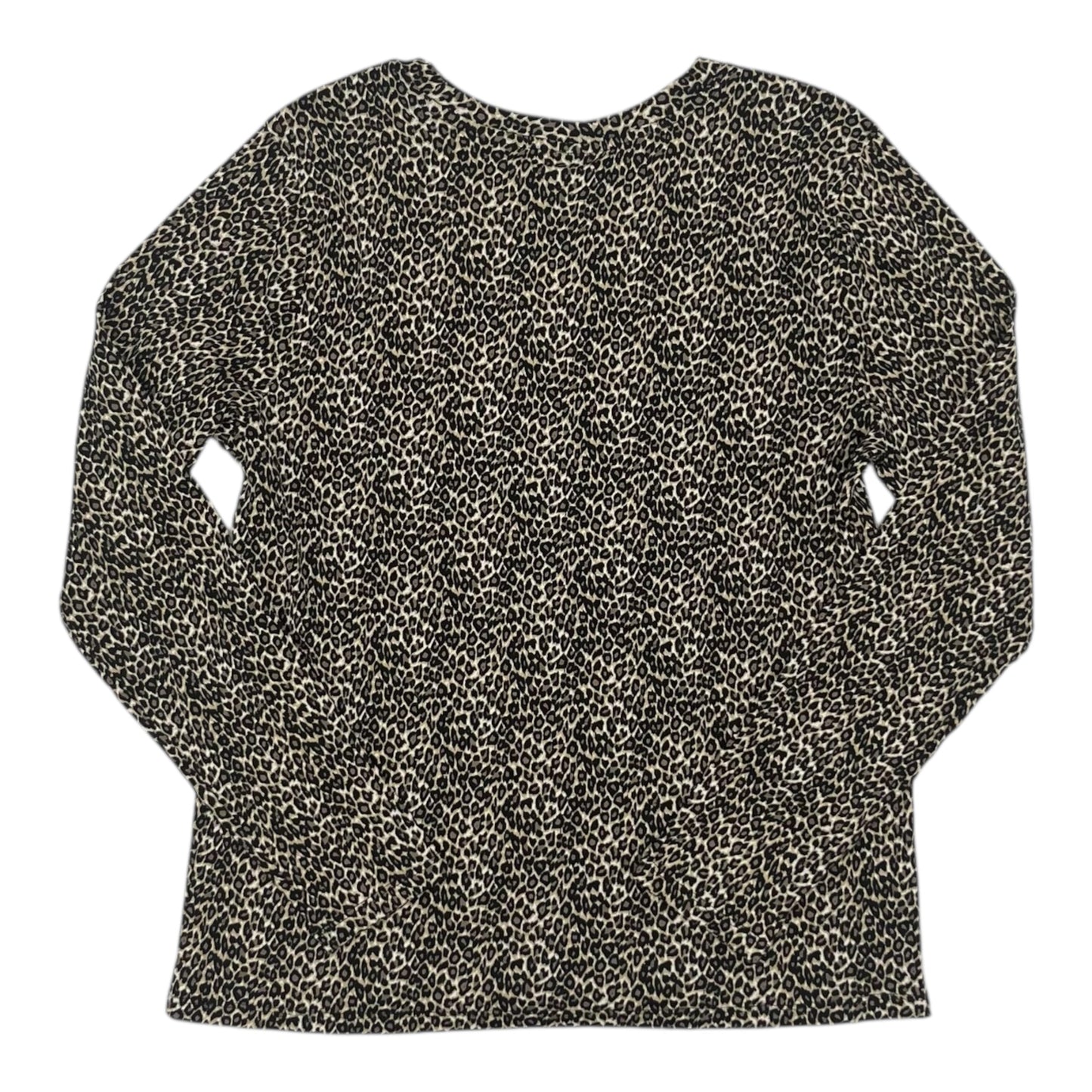 Top Ls By Rafaella In Leopard Print, Size:L