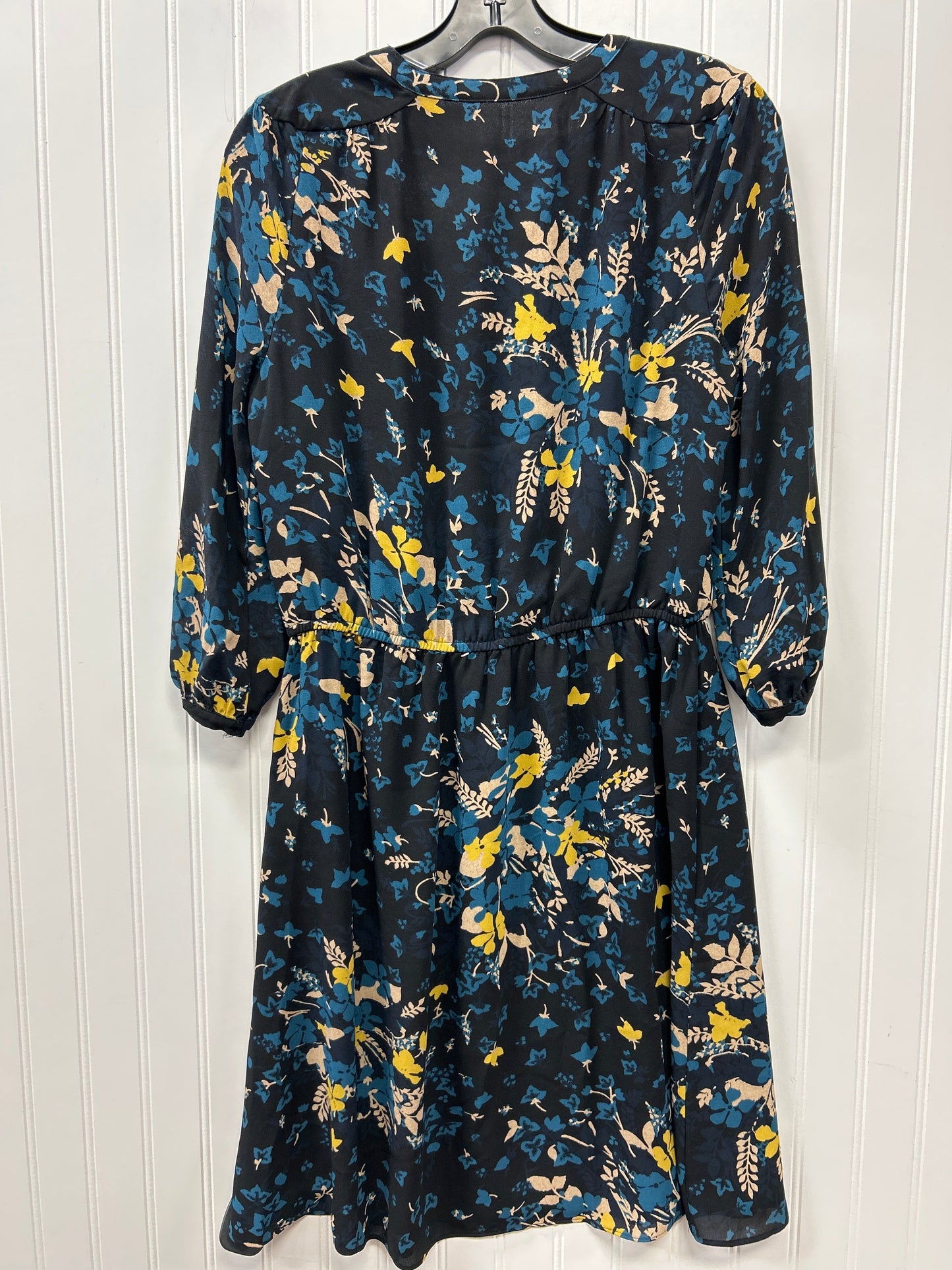 Dress Casual Midi By Loft In Floral Print, Size:S