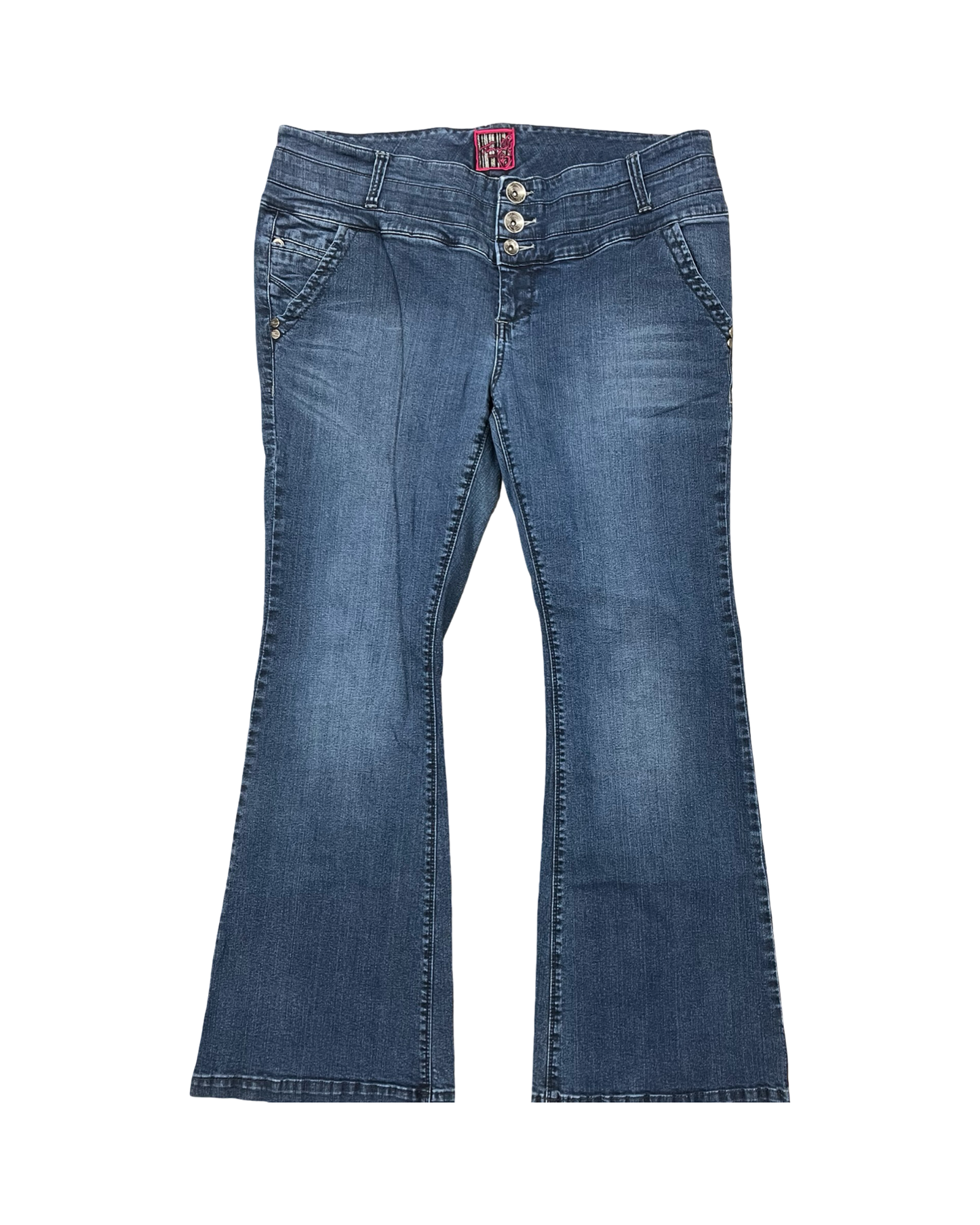 Jeans Straight By Torrid In Blue Denim, Size:18