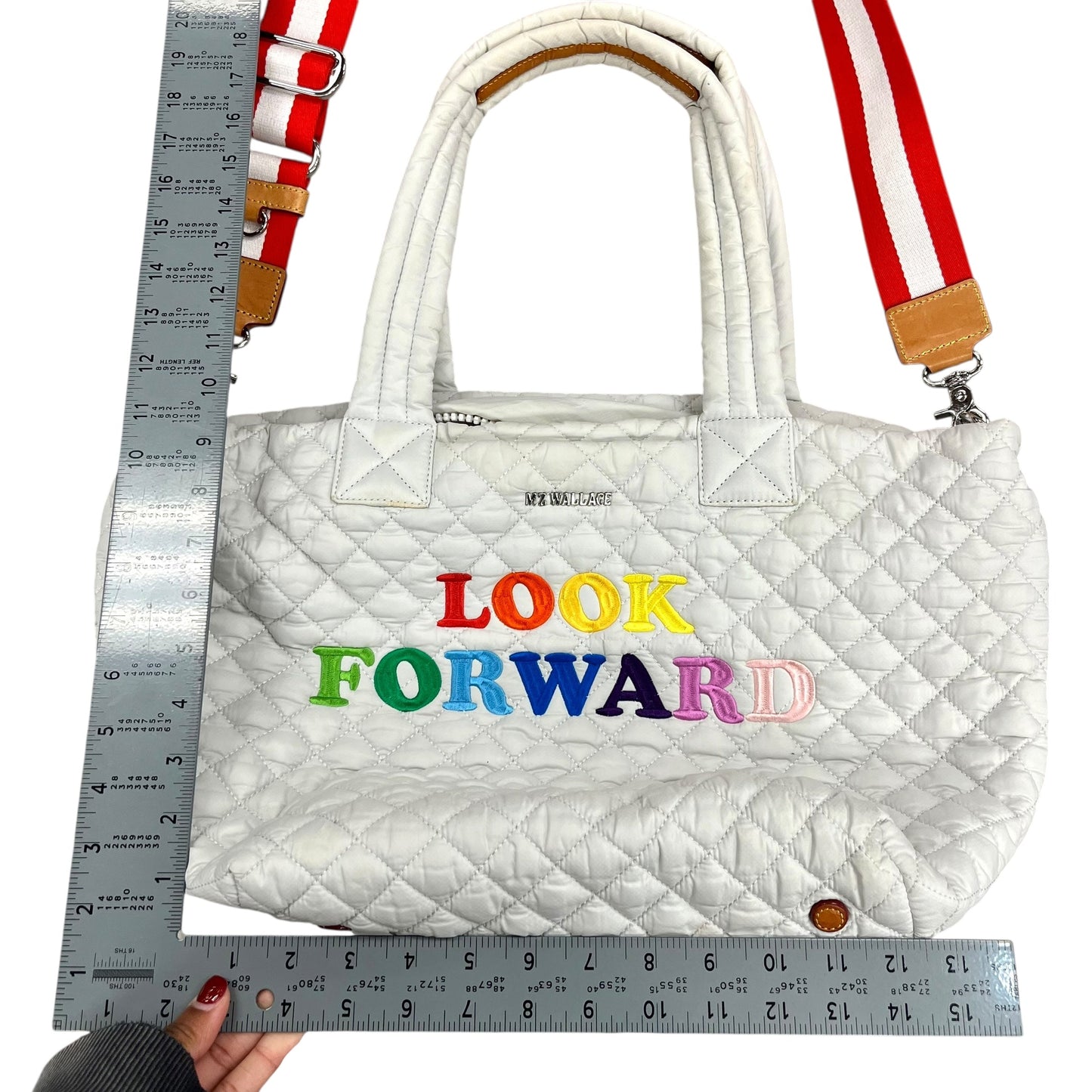 Handbag Designer By Mz Wallace, Size: Large