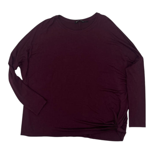 Top Ls Basic By Athleta In Maroon, Size:M