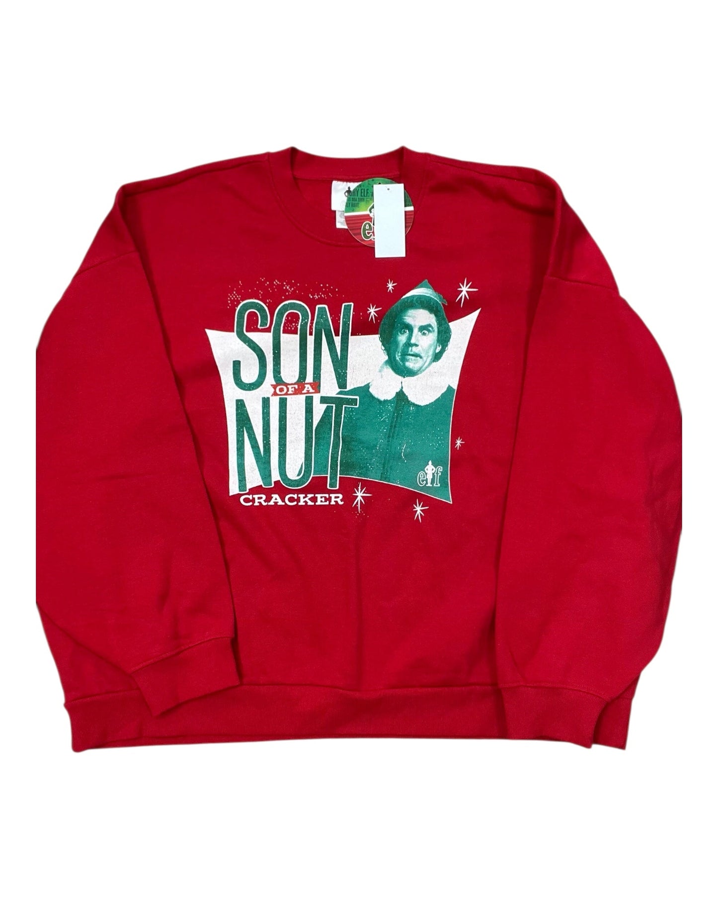 Sweatshirt Crewneck By Clothes Mentor In Red, Size:1X
