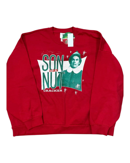Sweatshirt Crewneck By Clothes Mentor In Red, Size:1X