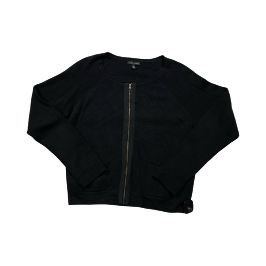 Sweater Cardigan Designer By Eileen Fisher In Black, Size:M