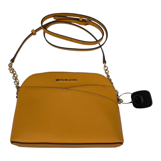 Handbag Designer By Michael Kors In Yellow, Size:Medium