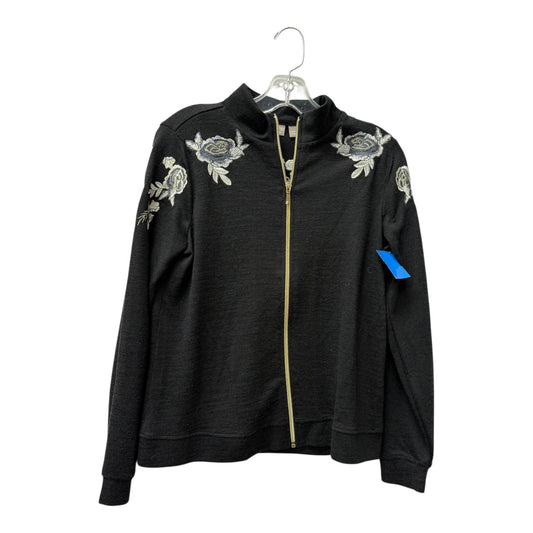 Sweater Cardigan By Chicos In Black, Size:S