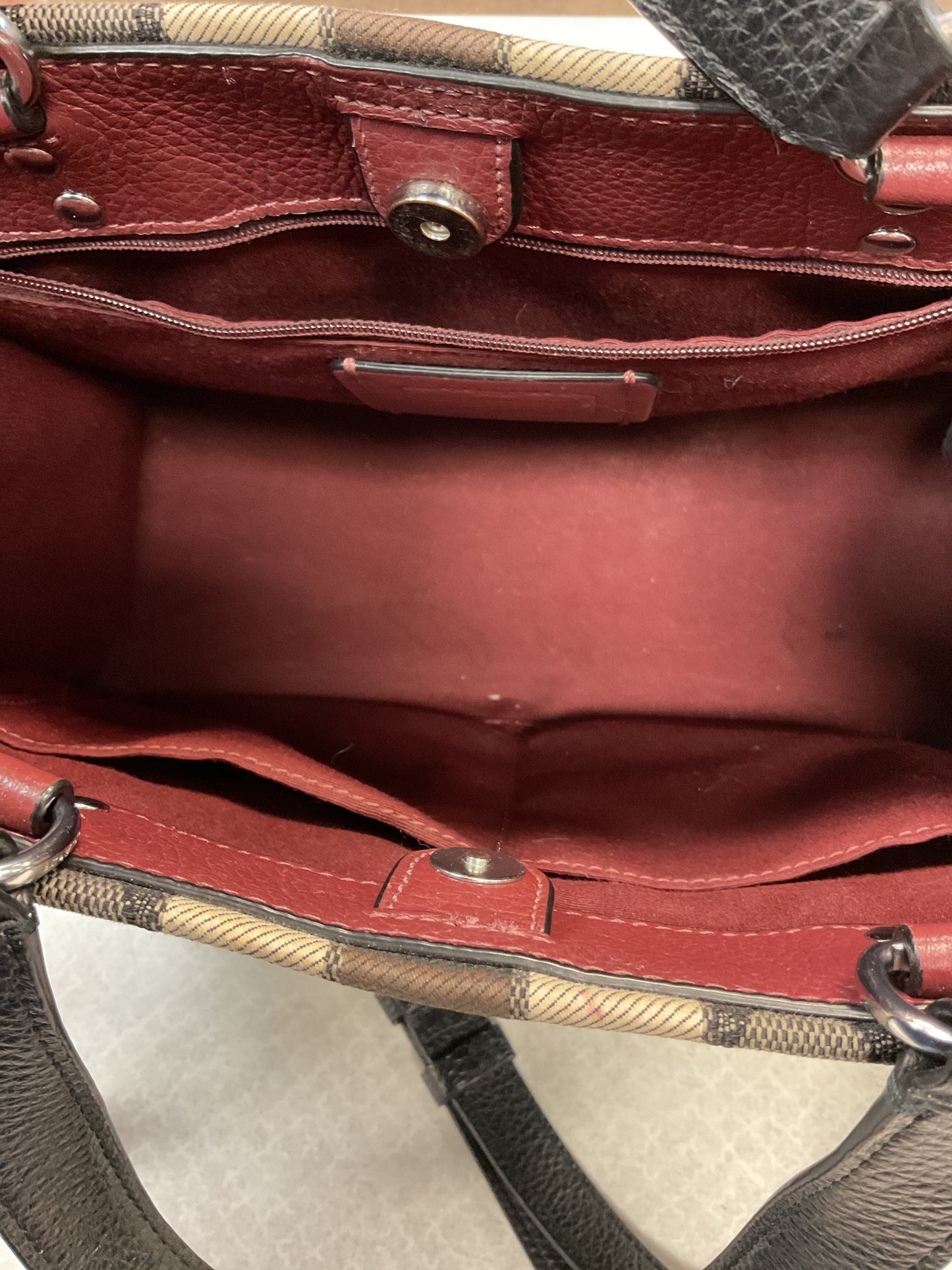 Handbag Designer By Coach In Navy, Size:Medium