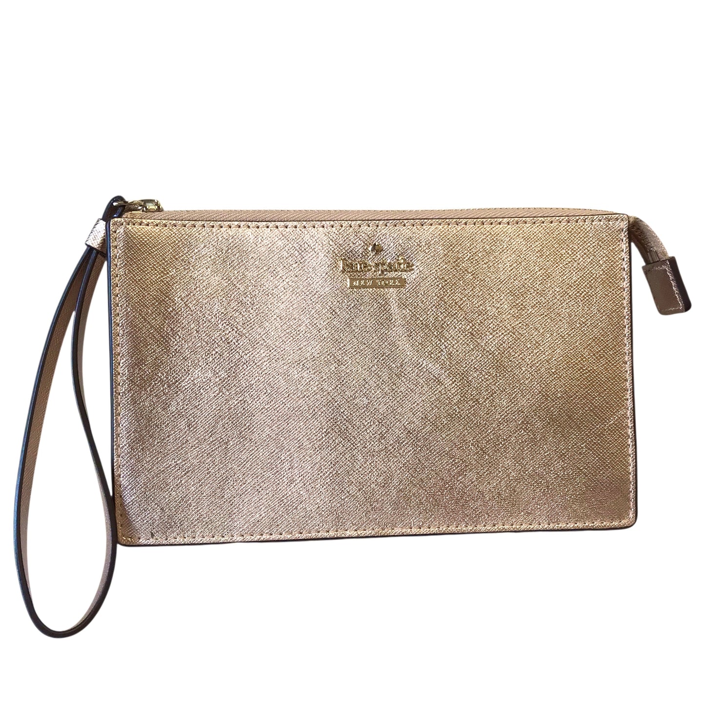 Wristlet Designer By Kate Spade In Rose Gold, Size:Small
