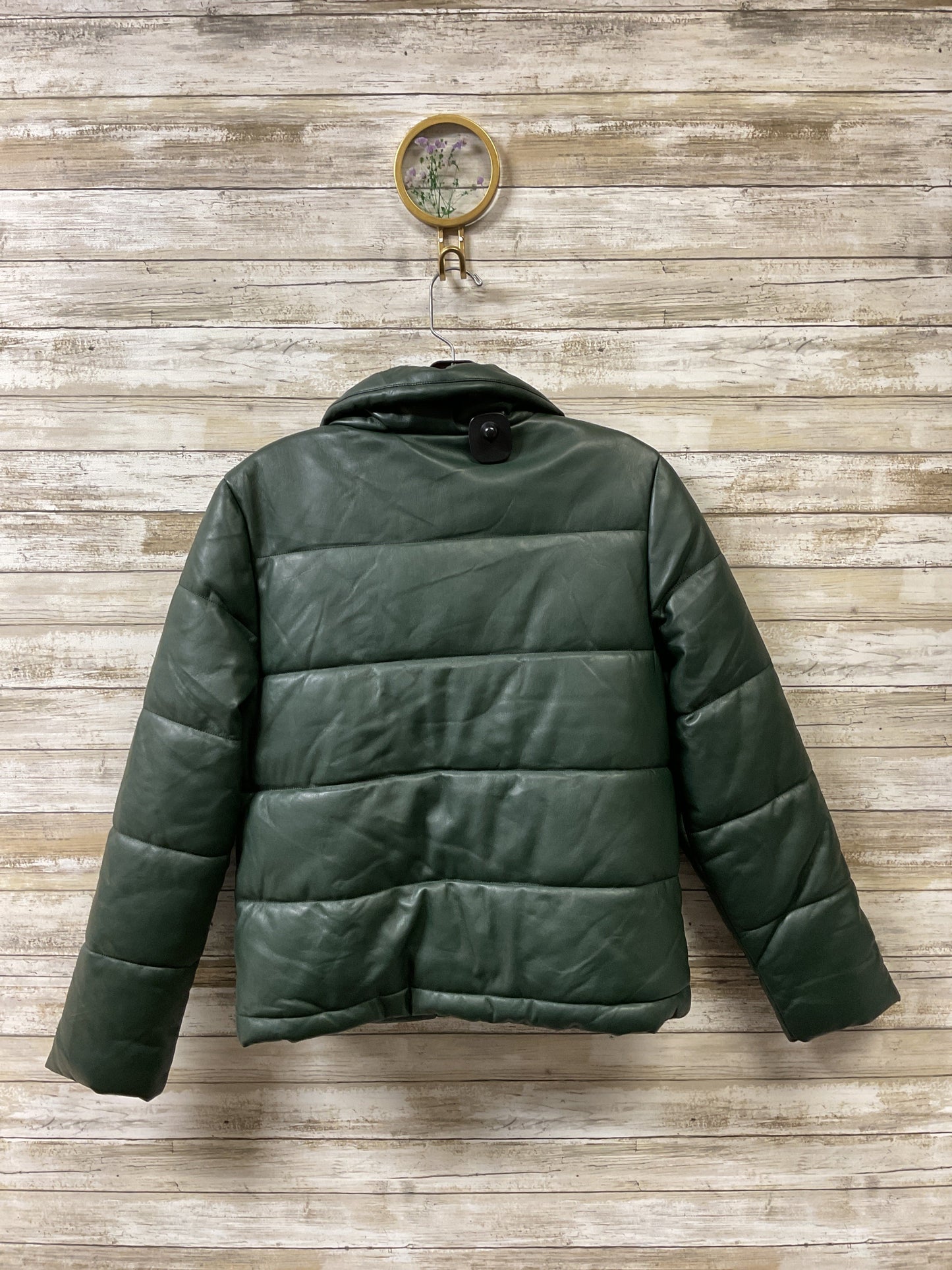 Jacket Puffer & Quilted By 7 For All Mankind In Green, Size:Xs