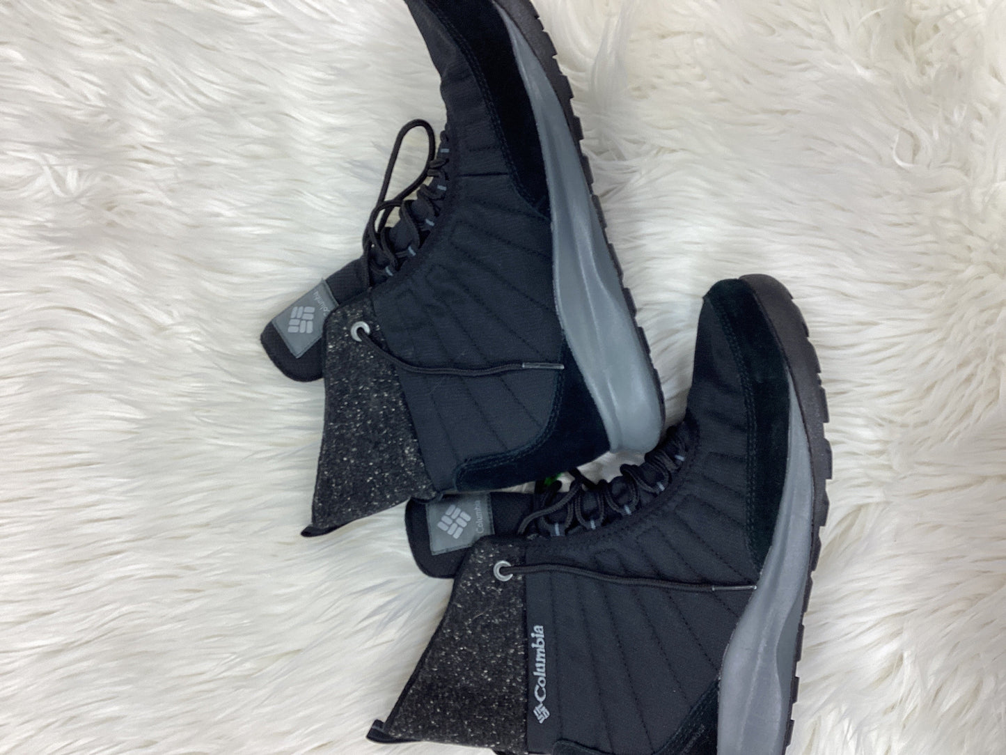 Boots Snow By Columbia In Black, Size:9