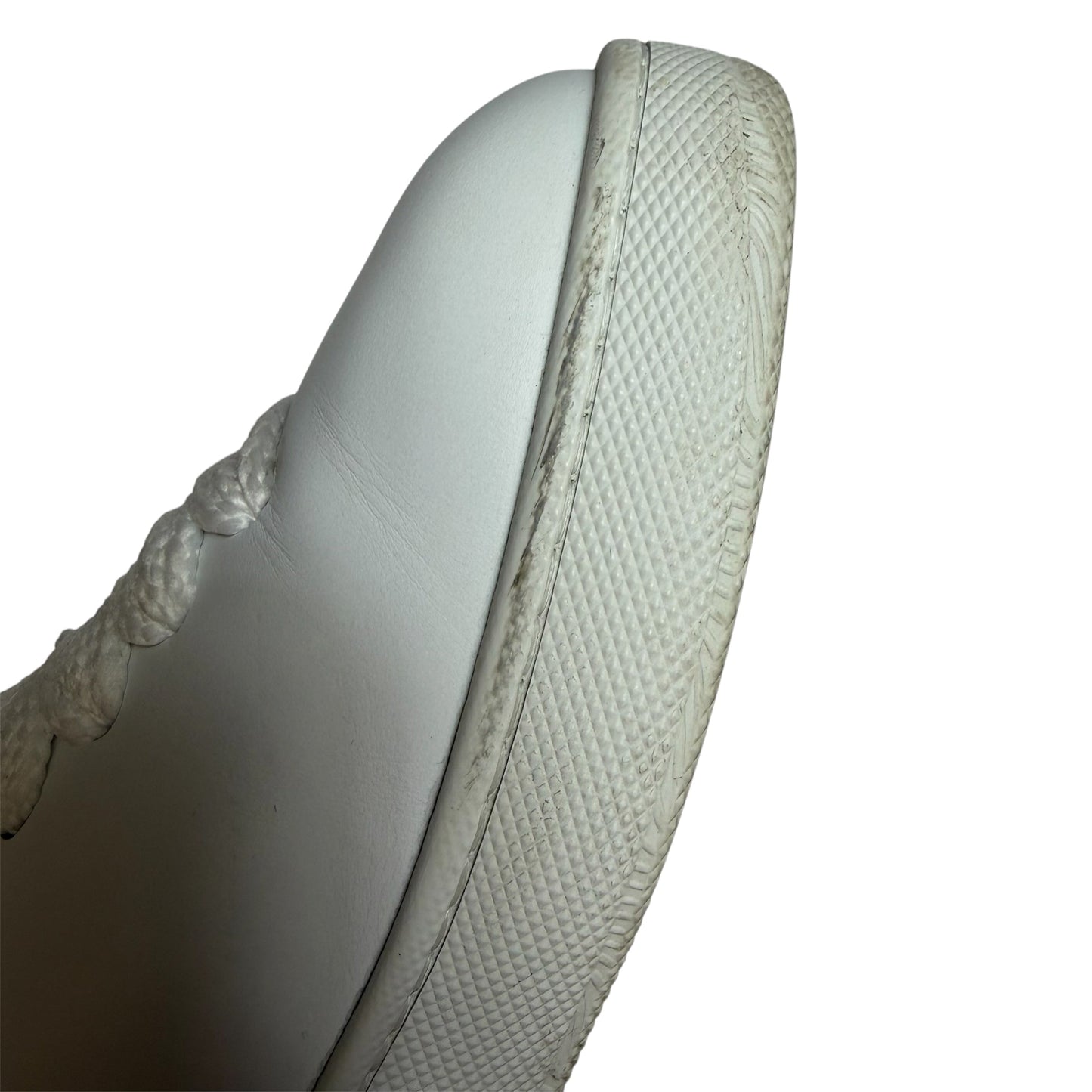 Shoes Luxury Designer By Burberry In White, Size: 7.5