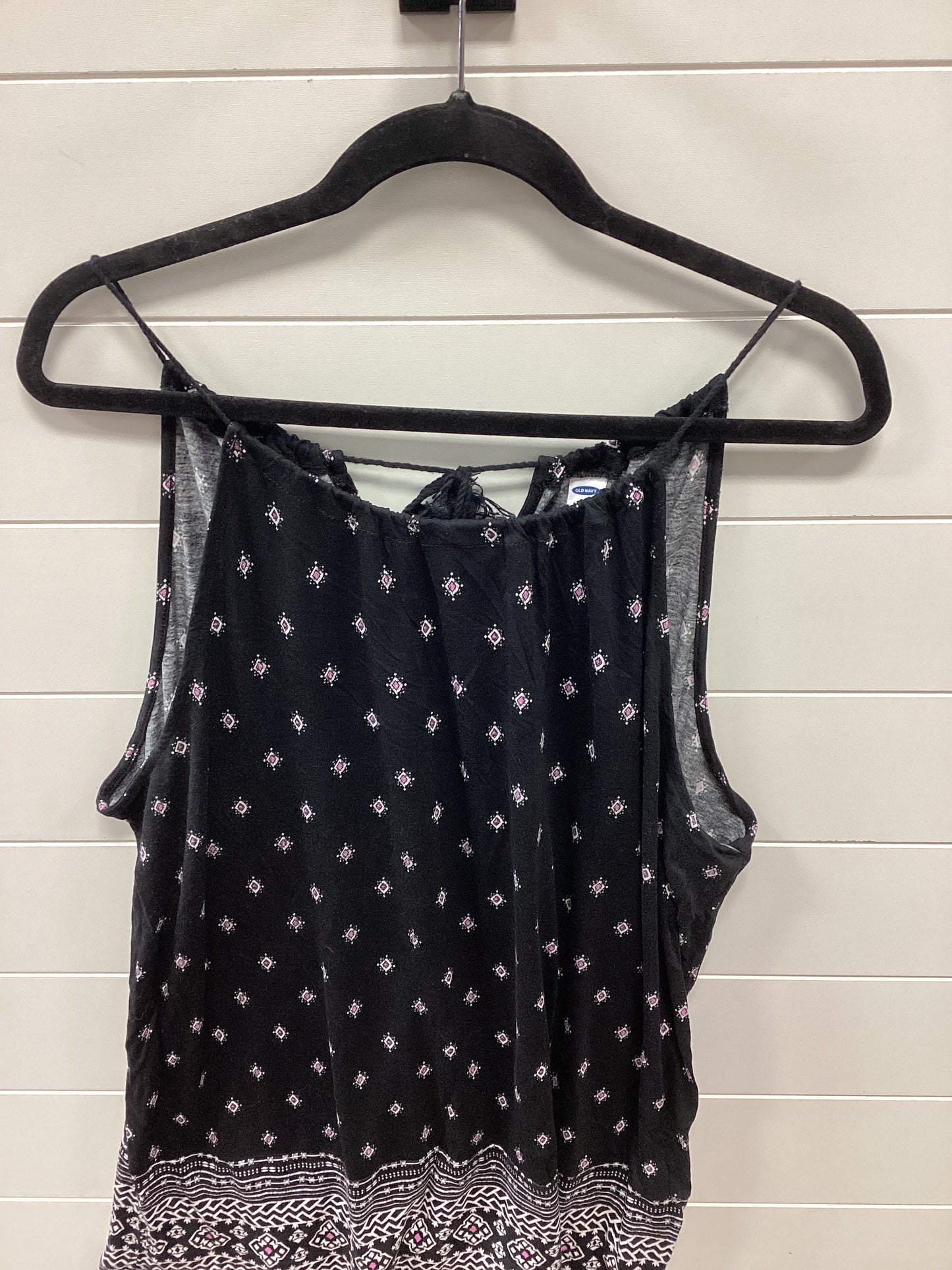 Top Sleeveless By Old Navy In Black, Size:1X
