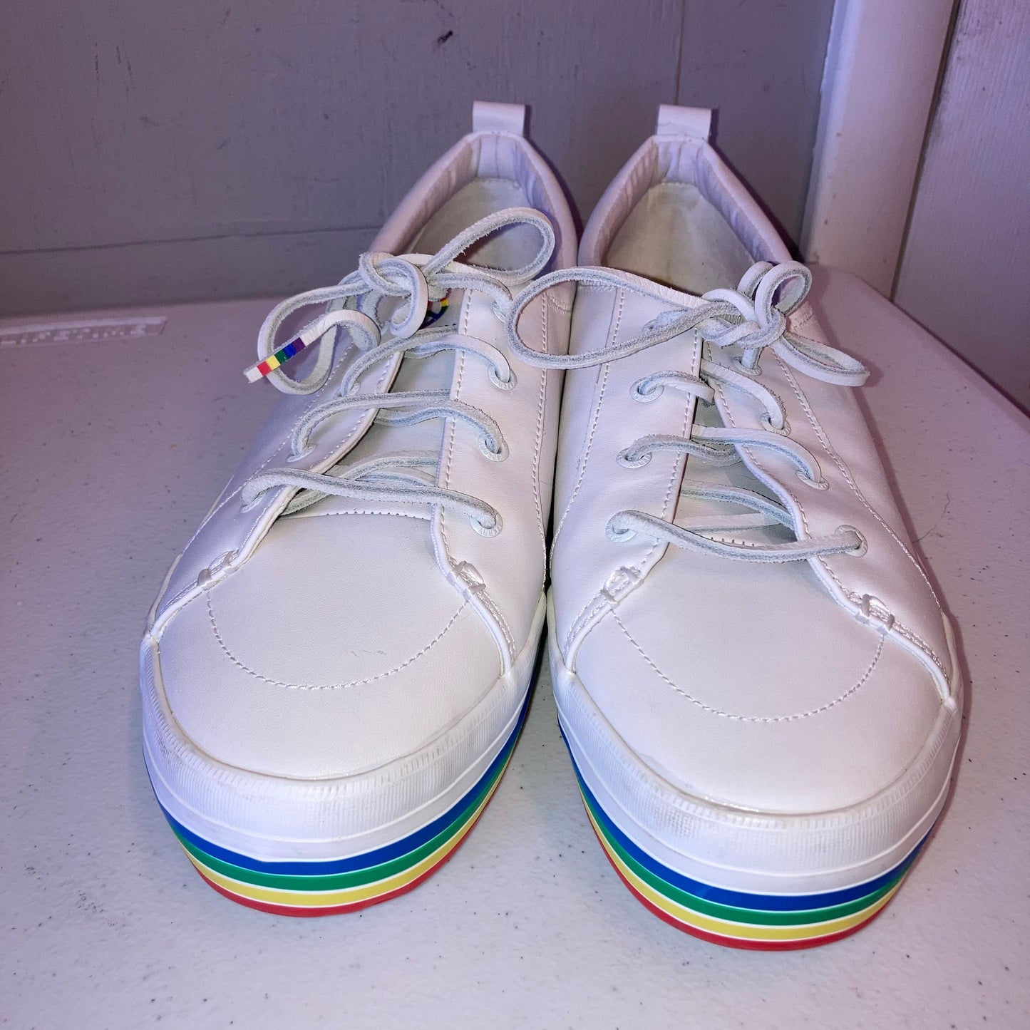 Shoes Flats By Sperry In White, Size:12