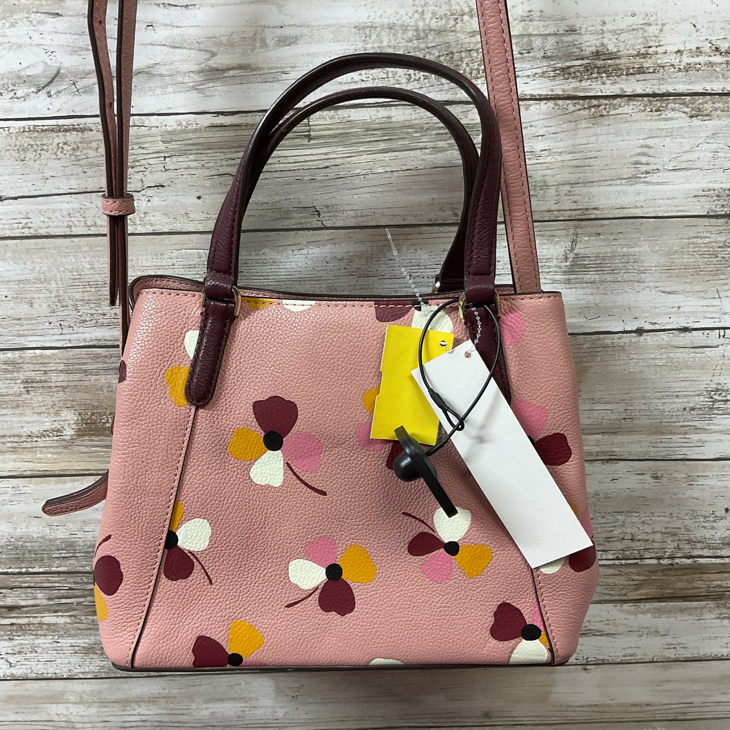 Handbag Designer By Kate Spade In Pink & Purple, Size:Medium