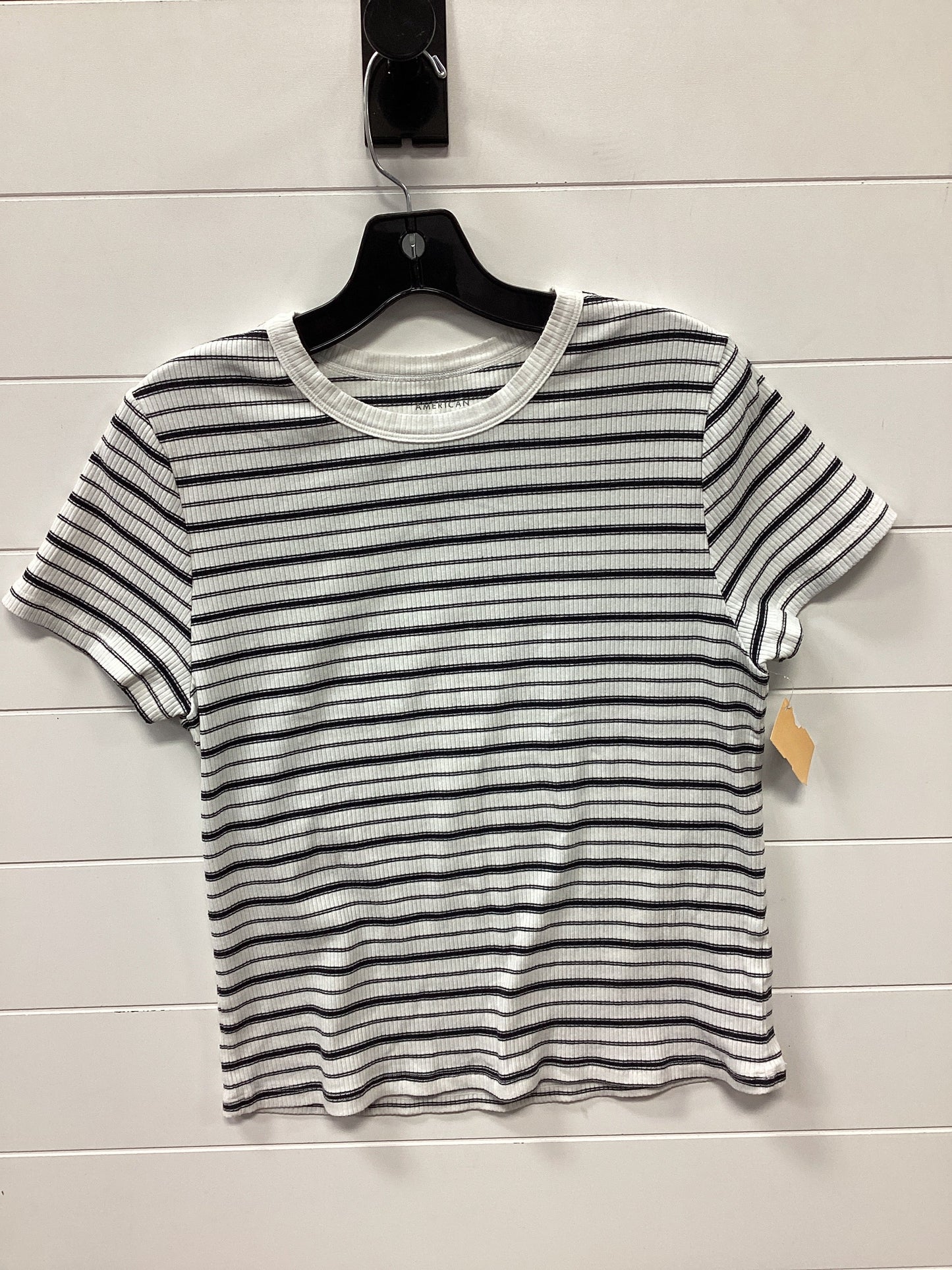 Top Ss By American Eagle In Black & White, Size:Xl