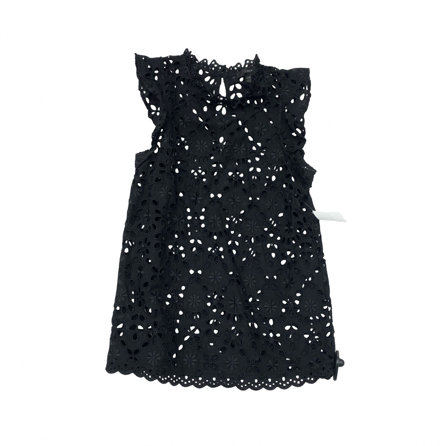 Top Sleeveless By J. Crew In Black, Size:Xxs