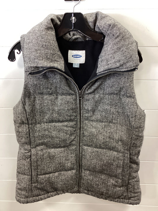 Vest Puffer & Quilted By Old Navy In Grey, Size:M