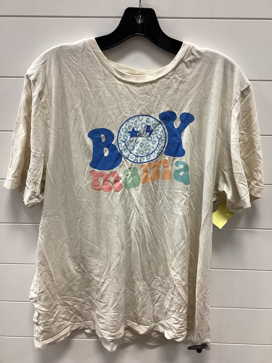 Top Ss By Clothes Mentor In Cream, Size:M