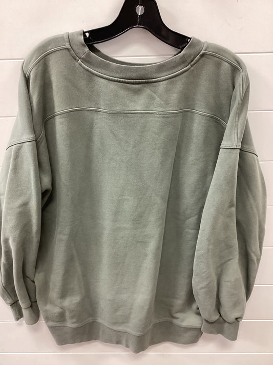 Athletic Sweatshirt Crewneck By Lululemon In Green, Size:Xl