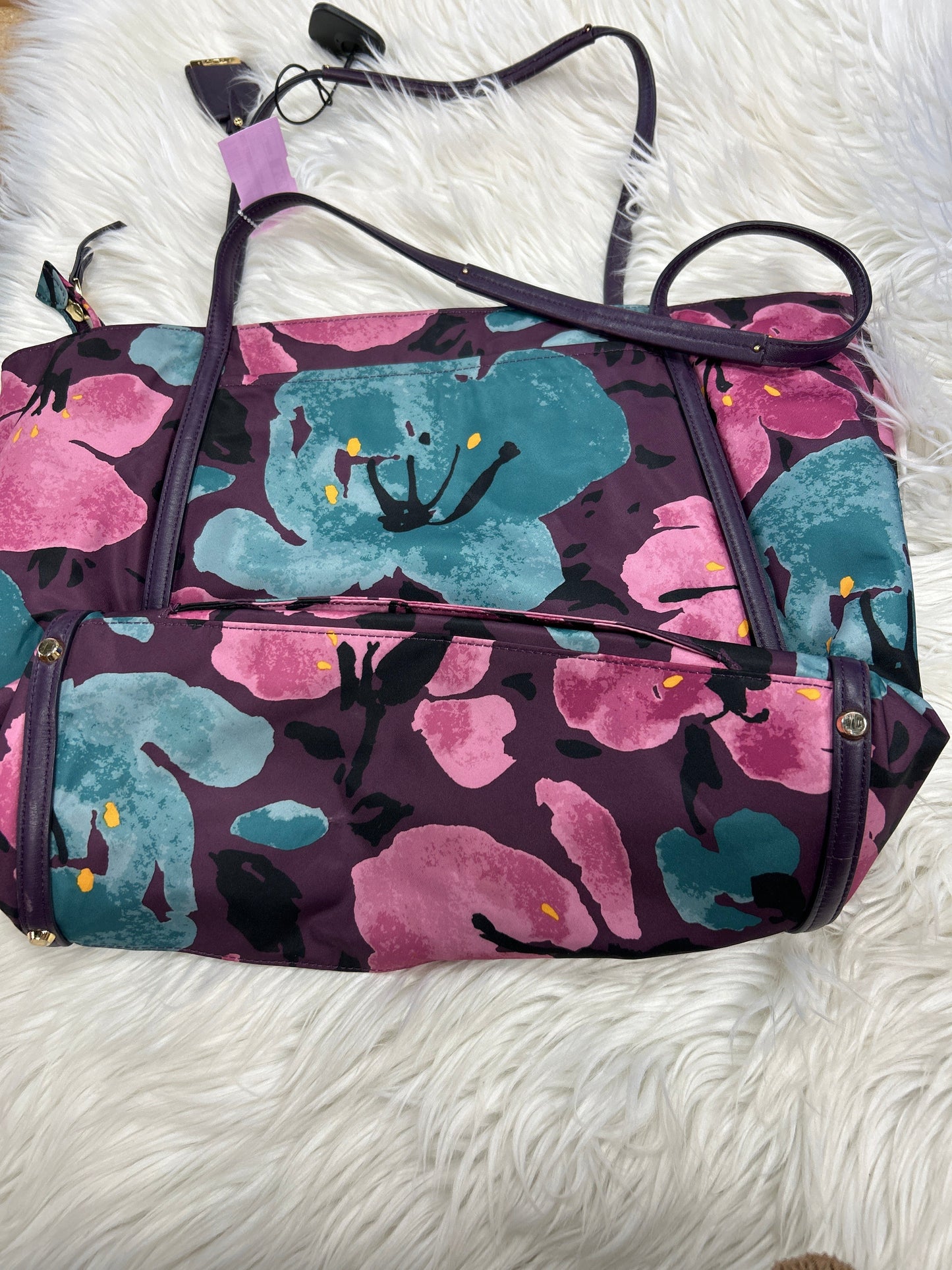 Handbag Designer By Tumi In Purple, Size:Large