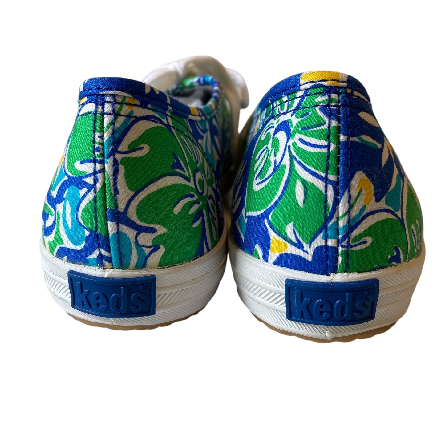 Shoes Designer By Lilly Pulitzer In Blue & Green, Size:10