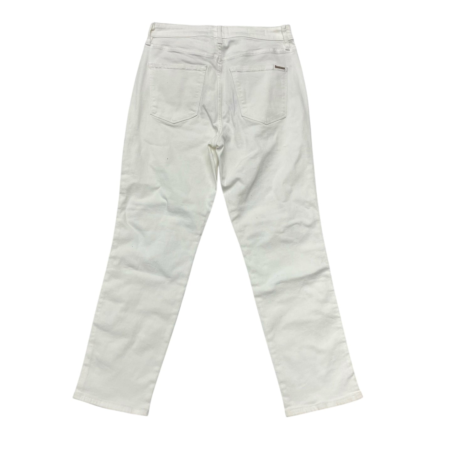 Jeans Straight By White House Black Market In White Denim, Size:6