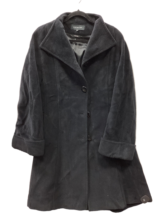 Coat Trench Coat By Jones New York In Black, Size:Xl