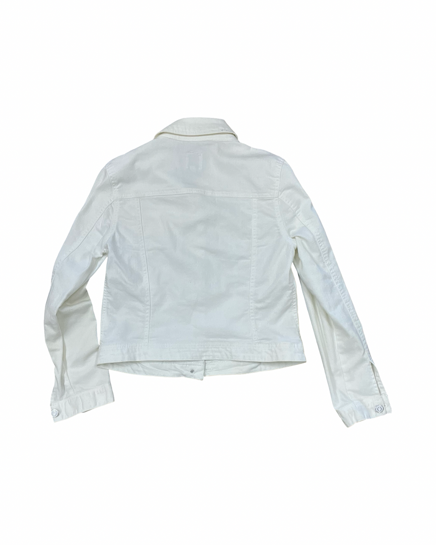 Jacket Denim By Kensie In White Denim, Size:M