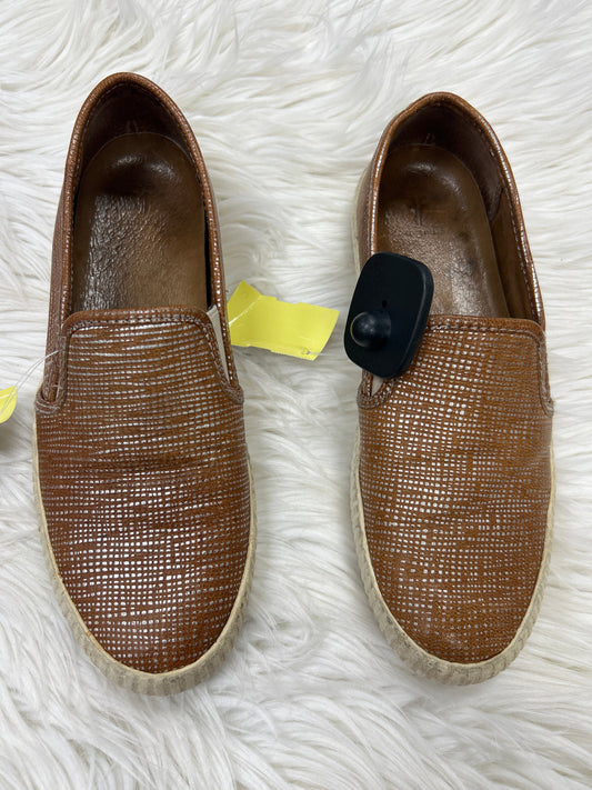 Shoes Flats By Frye In Brown, Size:7.5