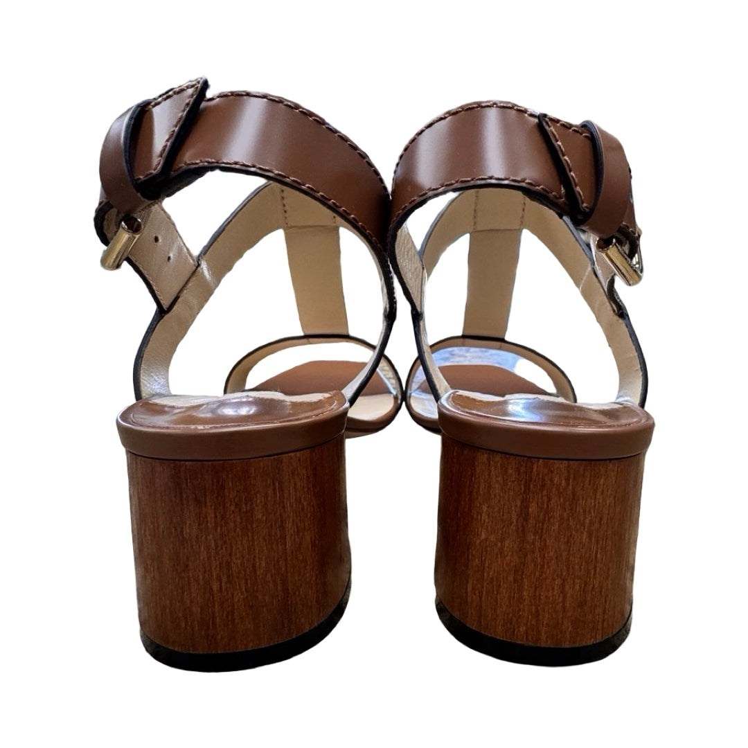 Sandals Luxury Designer By Jimmy Choo In Brown, Size:9 (EU39.5)