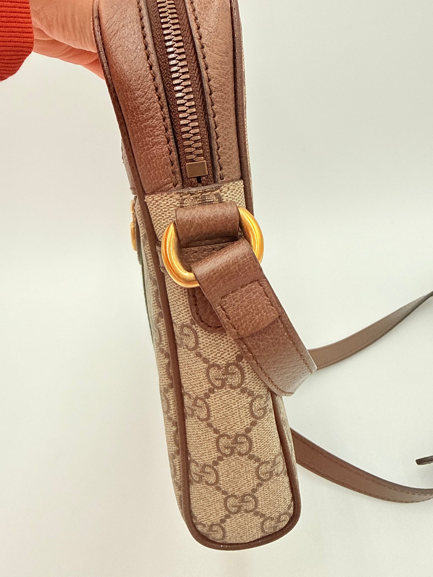 Crossbody Luxury Designer By Gucci In Multi, Size:Medium