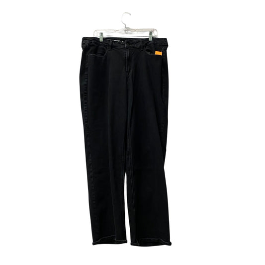 Jeans Wide Leg By Old Navy In Black, Size:16