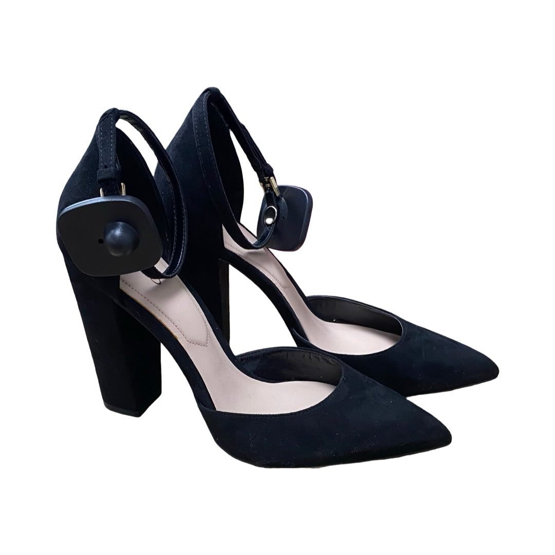 Shoes Heels Block By Aldo In Black, Size:8