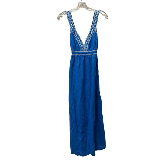 Dress Casual Maxi By J. Crew In Blue, Size:S