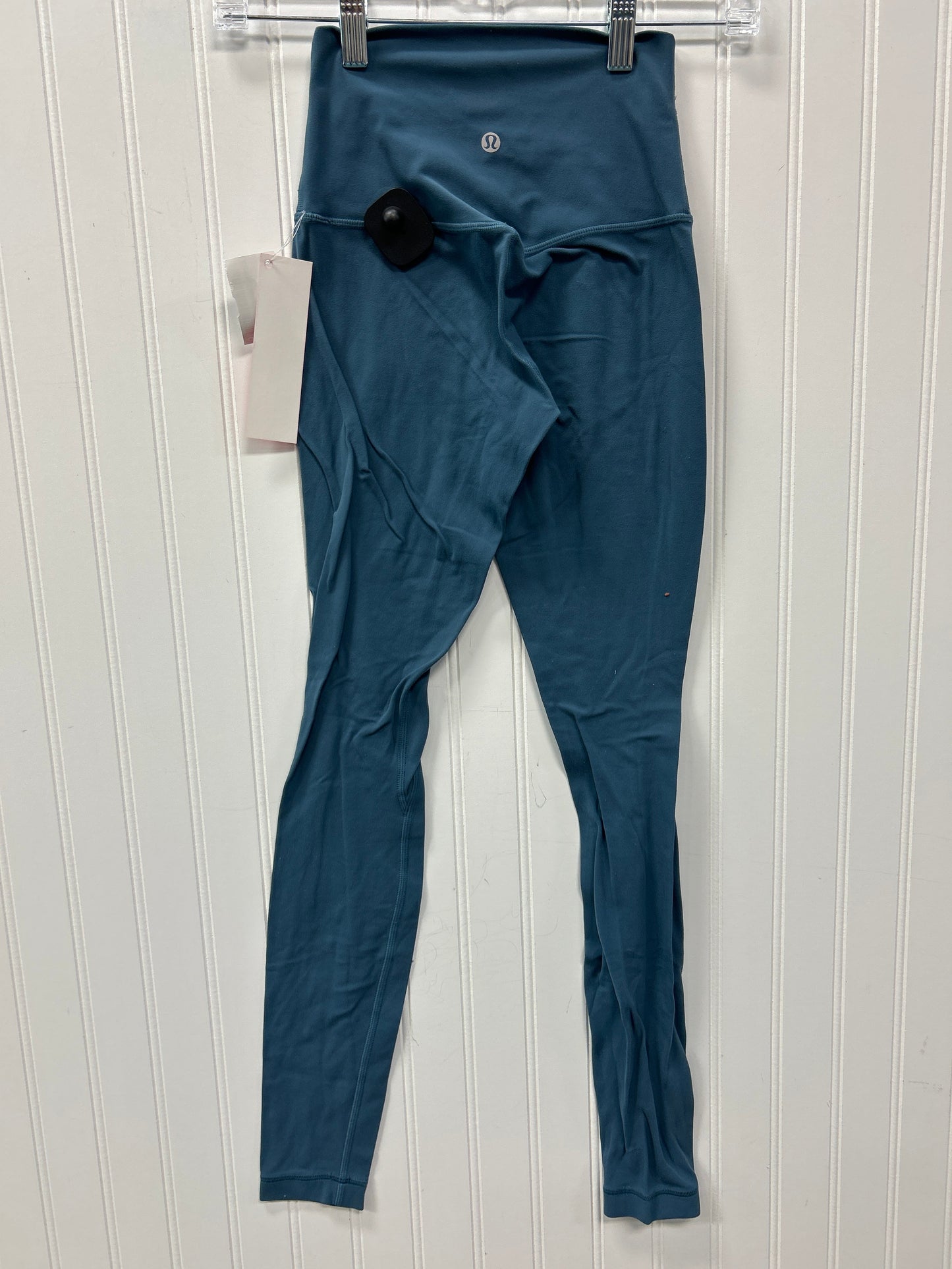 Athletic Leggings By Lululemon In Teal, Size:2