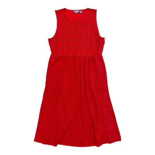 Dress Casual Midi By Draper James In Red, Size:Xxl